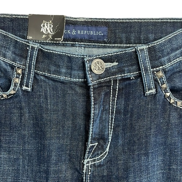 Rock & Republic Kasandra Bootcut Studded Jeans - Picture 5 of 7